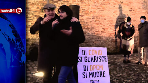 DI COVID SI GUARISCE, DI DPCM SI MUORE. NO PAURA DAY A CESENA, QUARTO RADUNO IN PIAZZA #Byoblu24