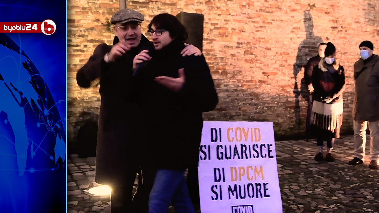 DI COVID SI GUARISCE, DI DPCM SI MUORE. NO PAURA DAY A CESENA, QUARTO RADUNO IN PIAZZA #Byoblu24