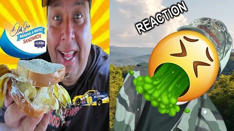 Dale Earnhardt Jr.'s ''Banana & Mayo'' Sandwich Review (JoeysWorldTour) REACTION!!! (BBT)