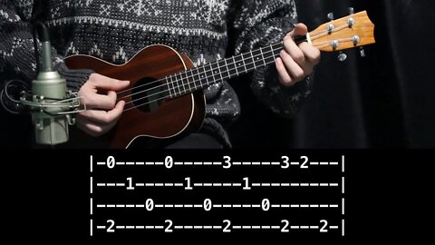 Fingerstyle Ukulele | Silent Night Tenor Uke Tabs | Christmas Songs