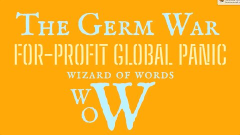 The Germ War: For-Profit Global Panic