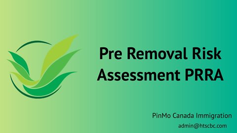 Pre-Removal Risk Assessment (PRRA)
