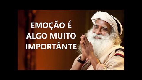 EMOÇÃO É ALGO MUITO IMPORTÂNTE, SADHGURU, DUBLADO