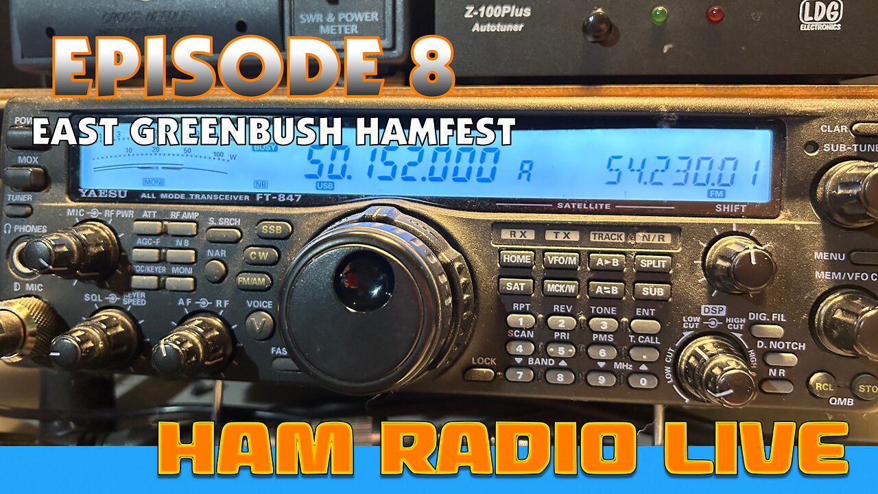 Ham Radio Live Episode 8 : Live from the East Greenbush Hamfest and Swap Meet