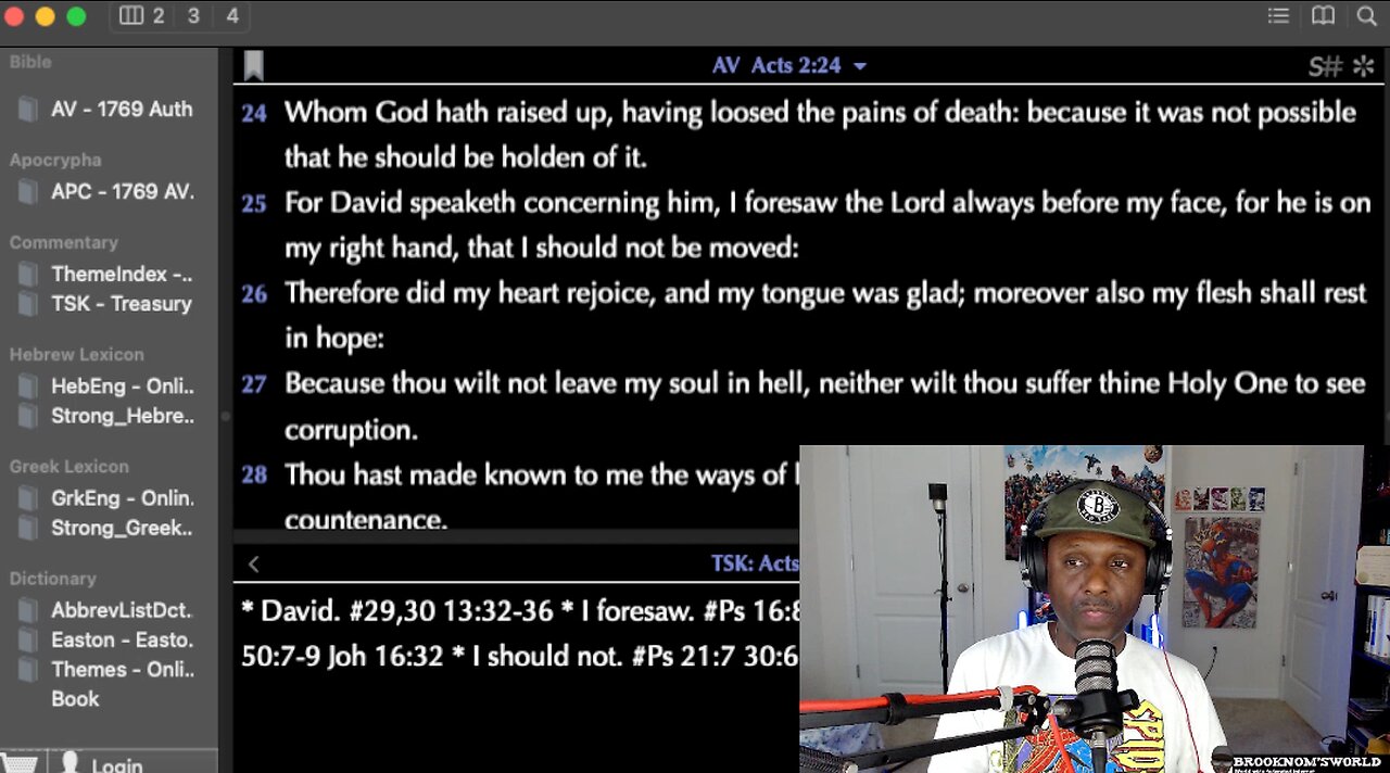 Acts chapter 2 verse 24 through 30