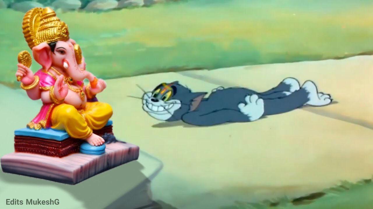 Happy Ganesh Puja ft. Tom & Jerry ~ Edits MukeshG