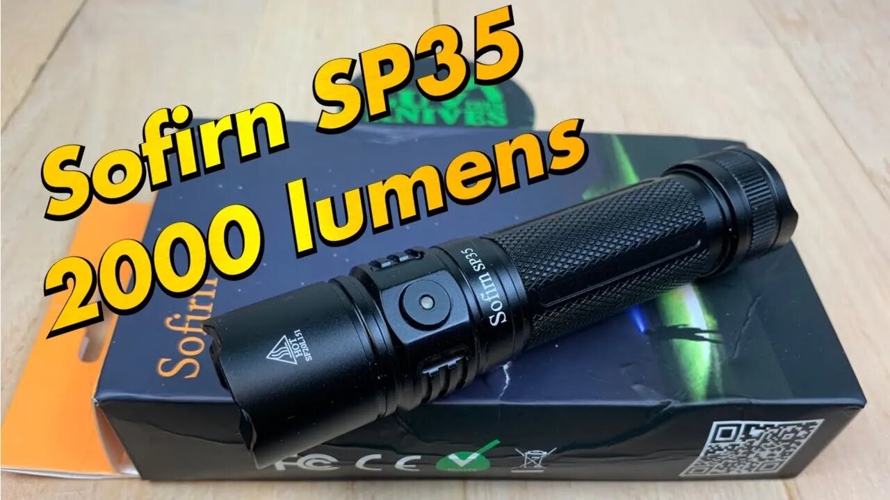 Sofirn SP35 2000 Lumen flashlight Solid performance and a budget friendly price !