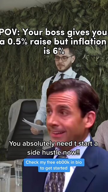 When your boss gives you a 0.5% raise but inflation is 6%…