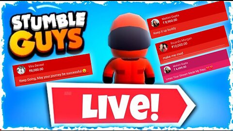 STUMBLE GUYS LIVE | DONATION FOR GPU