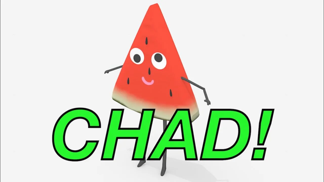 Happy Birthday CHAD! - WATERMELON Birthday Song