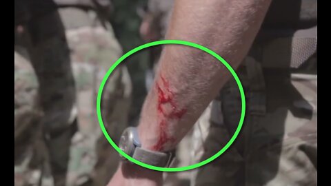 Azov Ukro-Nazis perform a satanic blood pagan ritual
