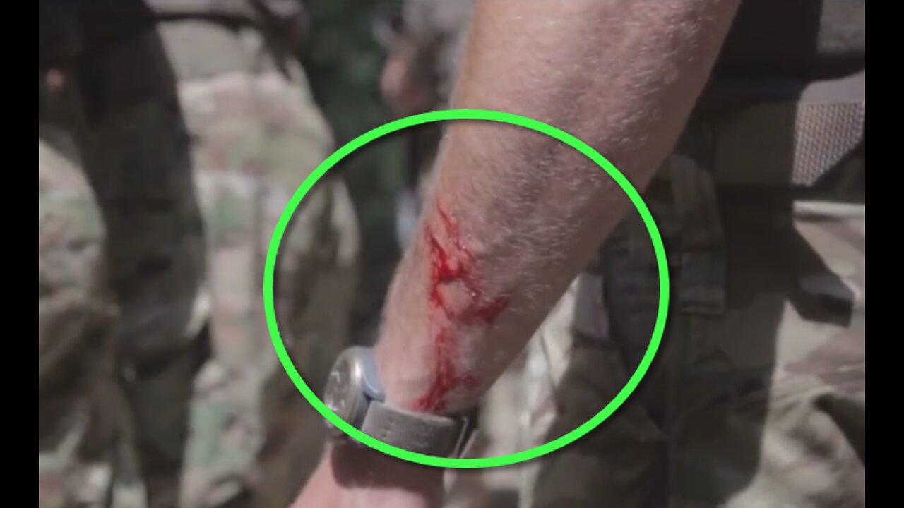 Azov Ukro-Nazis perform a satanic blood pagan ritual