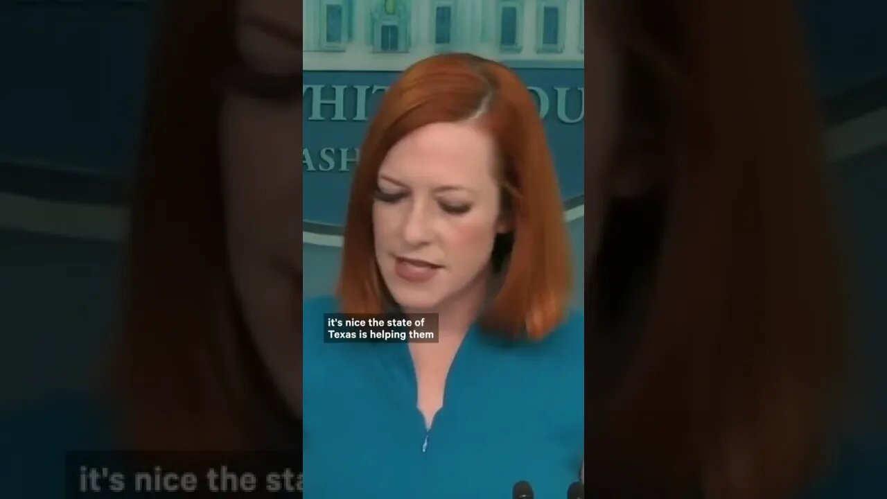Psaki thanks Greg Abbott for sending bus 🚌 of illegal immigrants to DC