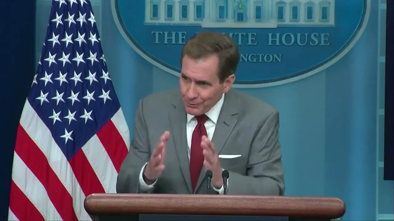 Biden Spox John Kirby Claims "No Indication" Hamas Is Siphoning Humanitarian Aid Intended For Gaza