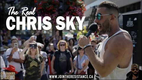 CHRIS SKY - Speaks in Hamilton. Arrested right afterward!