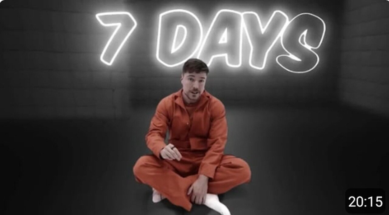 How Mr beast survived 7 days in solitary confinement 😳😲