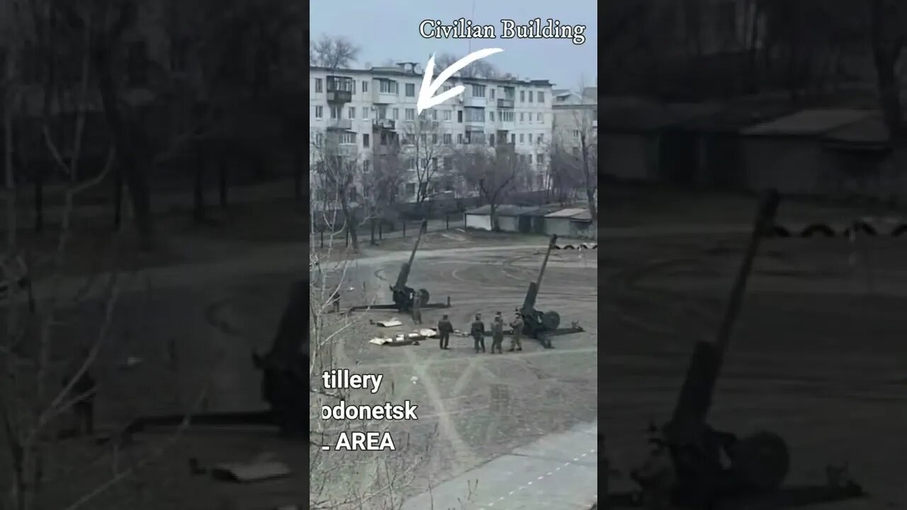 Ukrainian Residential Area Artillery YOU BE THE JUDGE #shorts