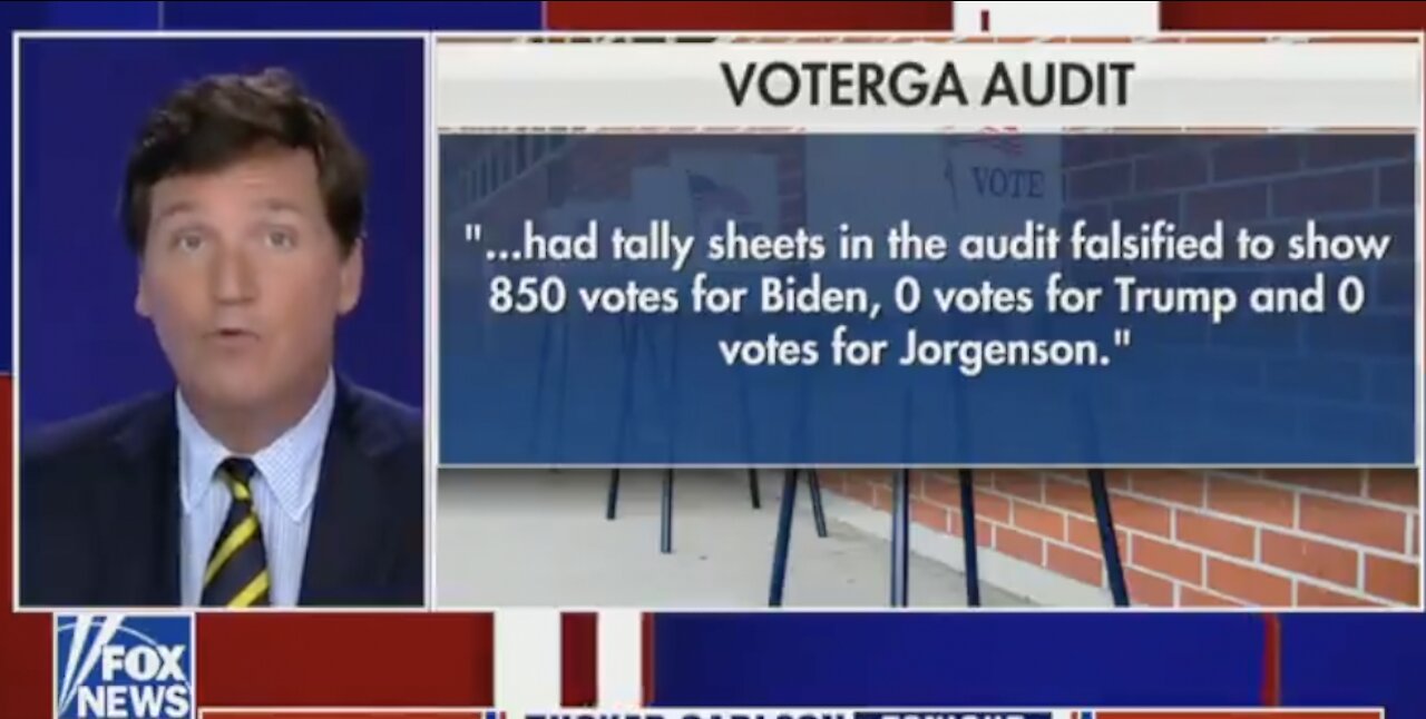 Tucker Carlson talks Georgia election fraud: better late than never