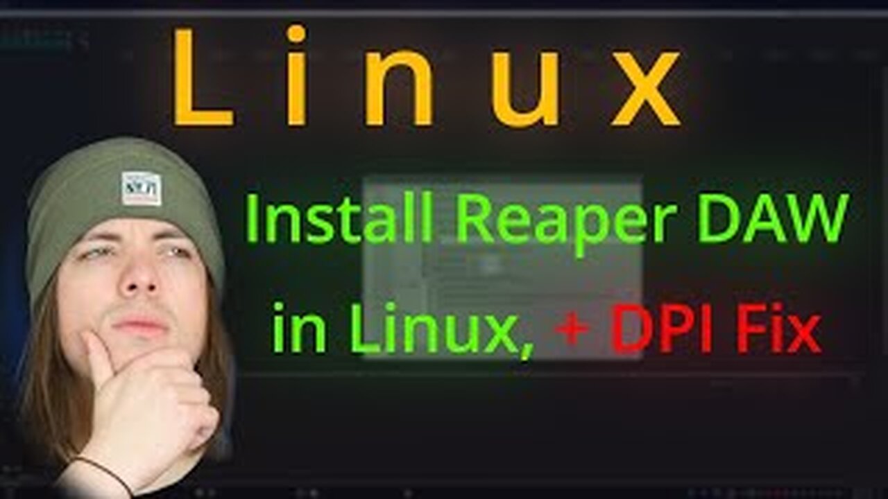 Music on Linux: #18 || Install Linux Reaper and solve the DPI Problem