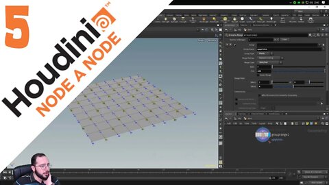 HOUDINI NODE A NODE - AULA 5: GROUP/GROUP BY RANGE - Tutorial Houdini em Português