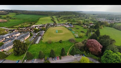 Steve's Flight over Wells Golf and Cricket Club