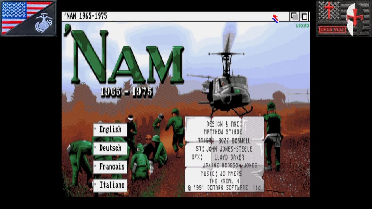 'NAM 1965-1975 (Commodore Amiga 500 - Attract Mode) [EU Only]