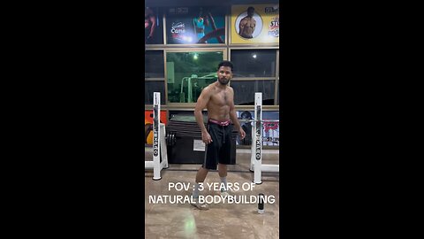 3 years of natural bodybuilding