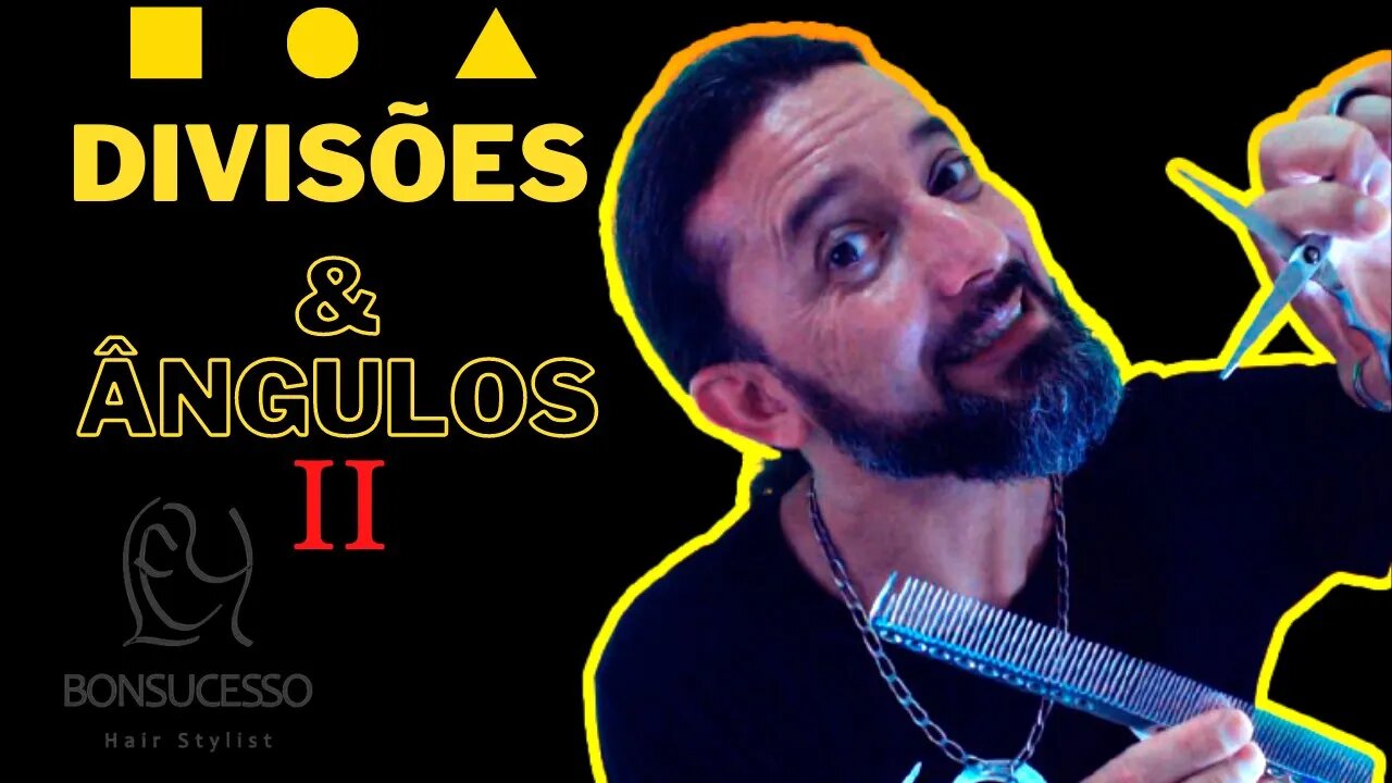 Extraordinário método para fazer qualquer corte de cabelo usando DIVISÕES E ÂNGULOS!!! (AULA 2)