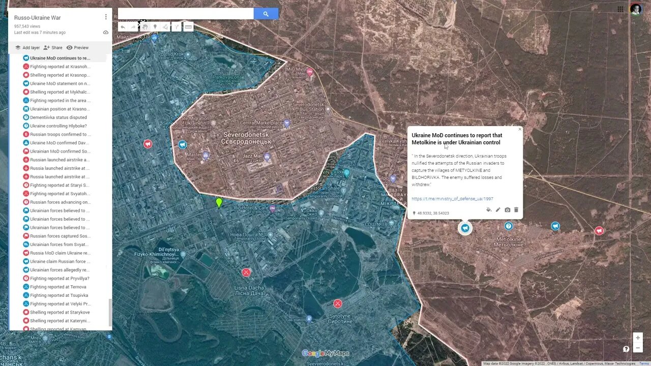 [ Luhansk Front ] Parallel Universe at Severodonetsk - contradicting stories from both sides