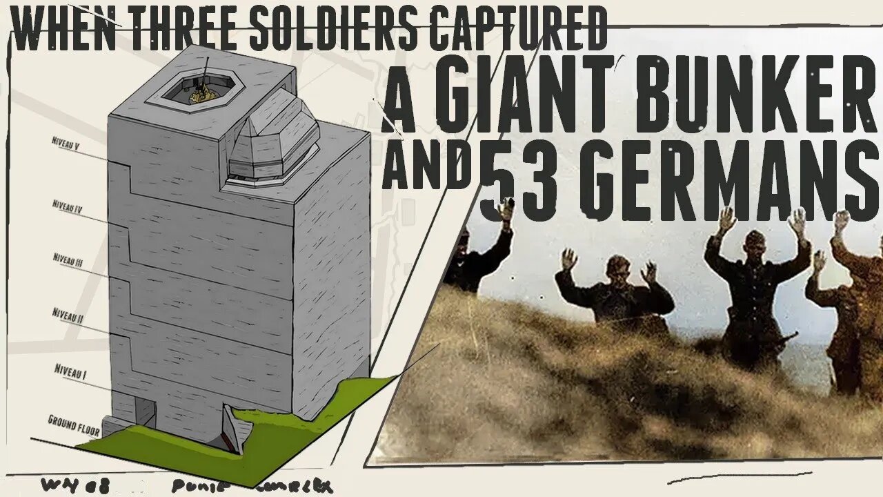 Inside a Giant Normandy Bunker - Story of Bob Orrell that Captured the biggest bunker.