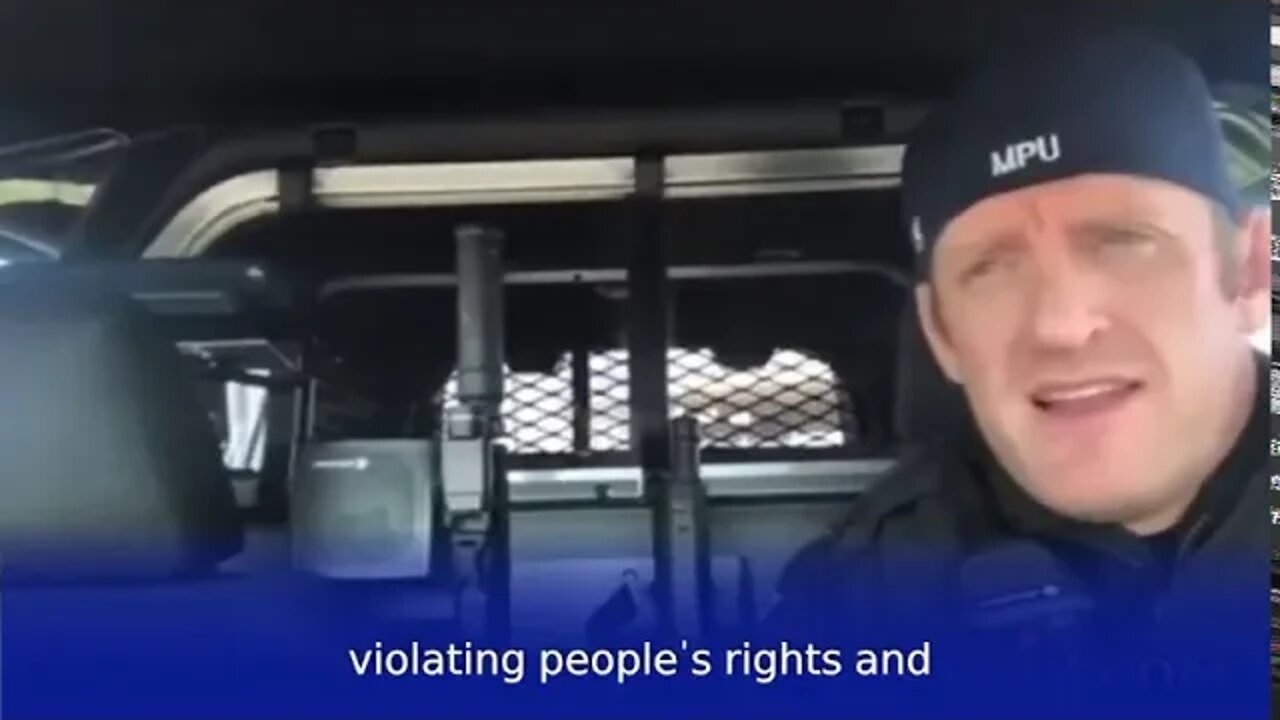 Police Officer Compelled To Speak Out Against Tyrannical Enforcement