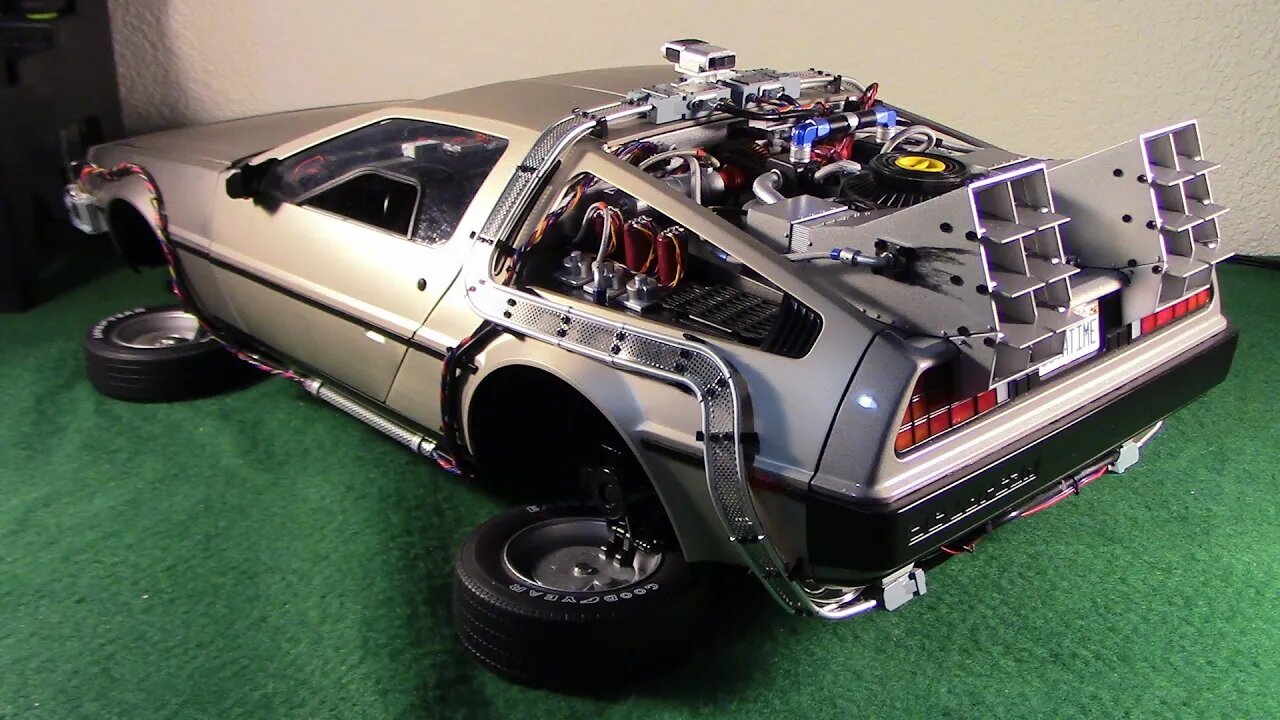 Delorean Build Issue 125 Uncut footage - Cables and Stickers - Back To the Future Eaglemoss Kit