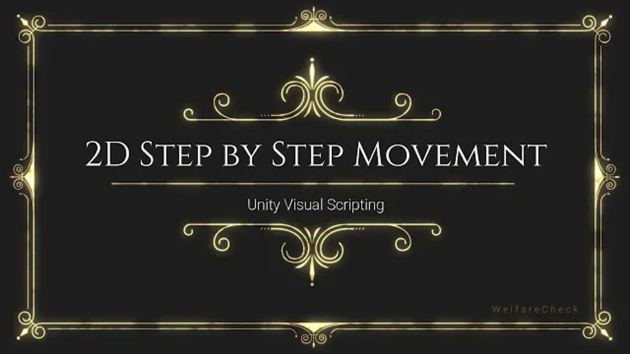 2D Step by Step Movement - Unity Visual Scripting / Bolt