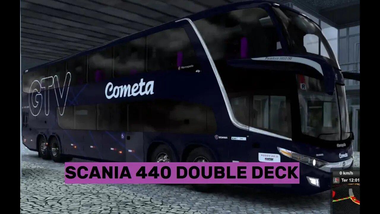 VIAGEM BELO HORIZONTE ITABIRA - ETS 2 - SCANIA 440 DOUBLE DECK