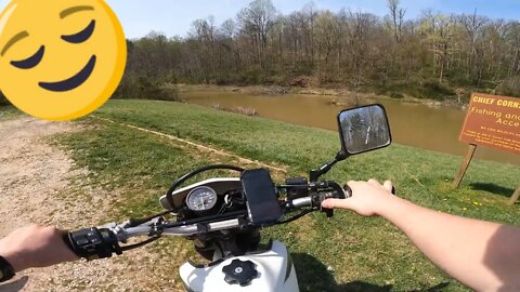 Exploring Chief Cornstalk Wildlife Management Area on Suzuki DR650s! (West Virginia)