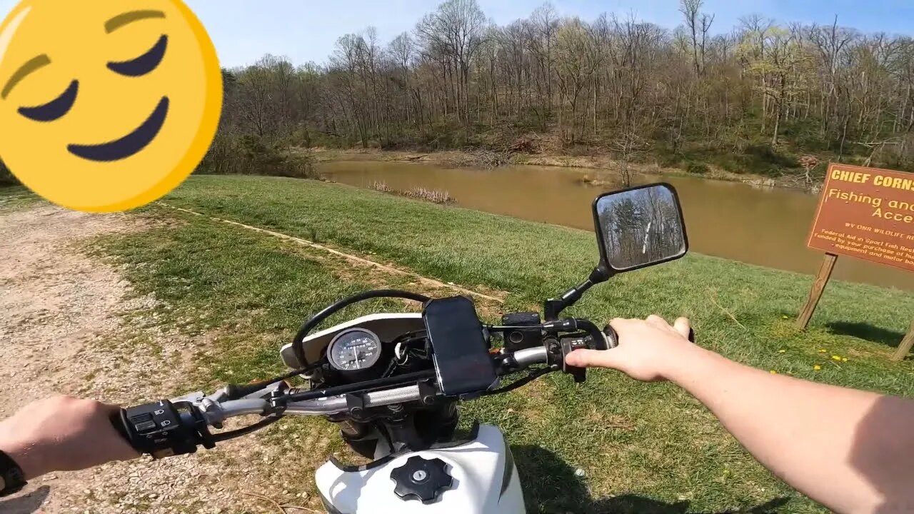 Exploring Chief Cornstalk Wildlife Management Area on Suzuki DR650s! (West Virginia)