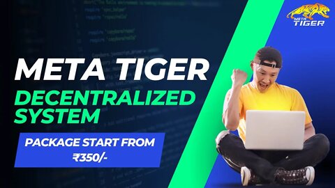 META TIGER is decentralized system #METATIGER #decentralized