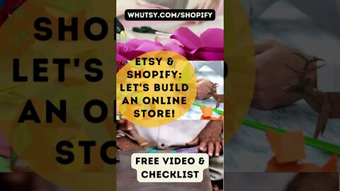 Etsy and Shopify #shorts Watch our Tutorial for Etsy Sellers, Let's Build an Online Store!