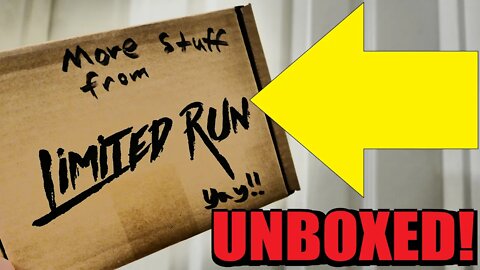 I got more things from Limited Run! Let's unbox them!