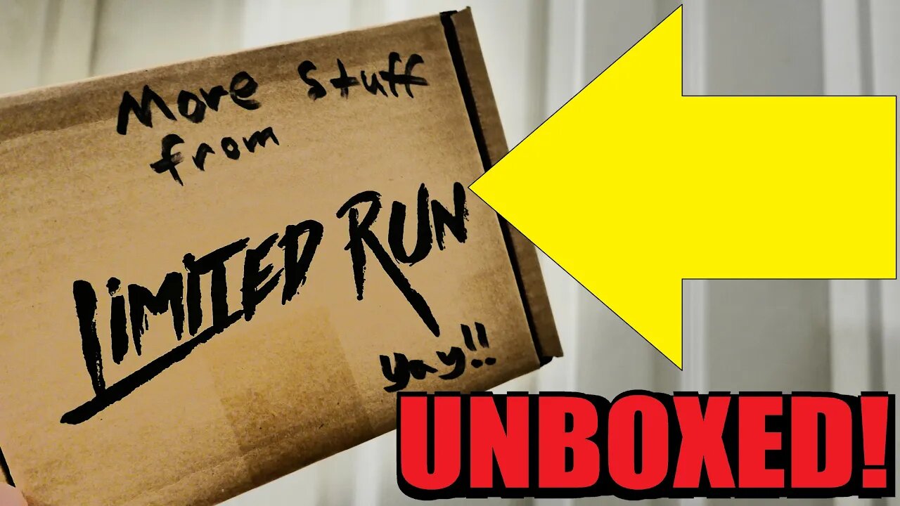 I got more things from Limited Run! Let's unbox them!