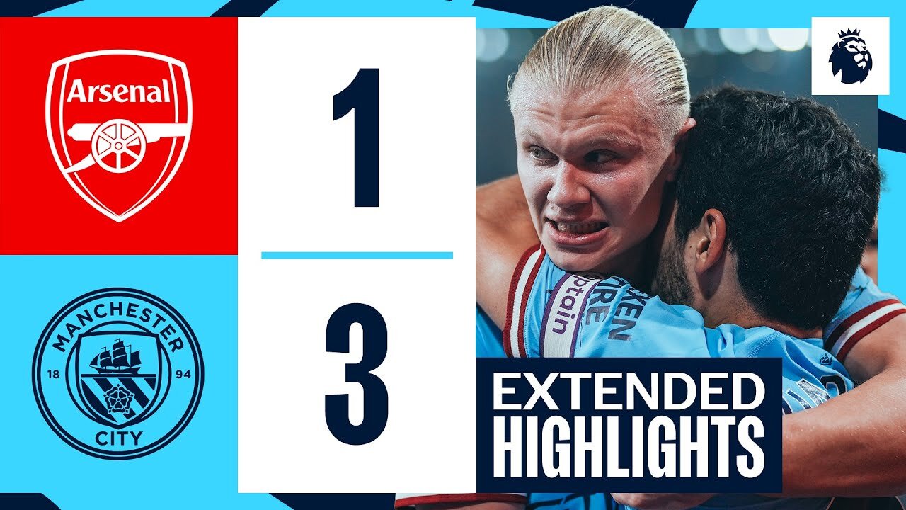 EXTENDED HIGHLIGHTS | Arsenal 1-3 Man City | City go top!