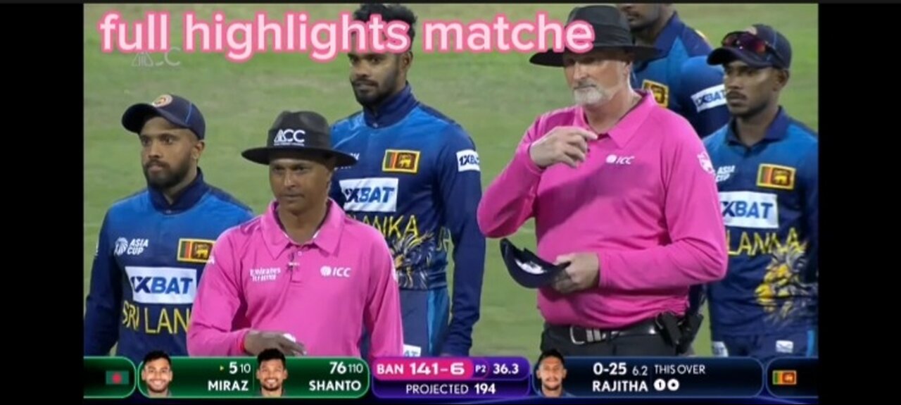 Sri lanka vs Bangladesh full highlights match Asia cup2023