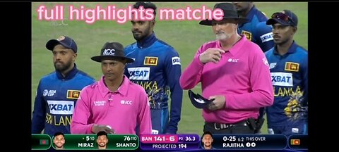 Sri lanka vs Bangladesh full highlights match Asia cup2023