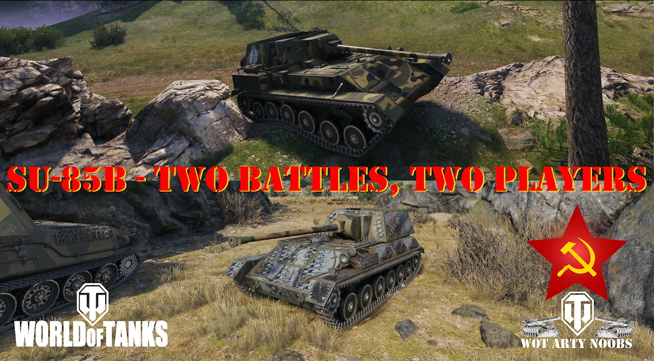 SU-85B - Two Battles, Two Maps, Two Players