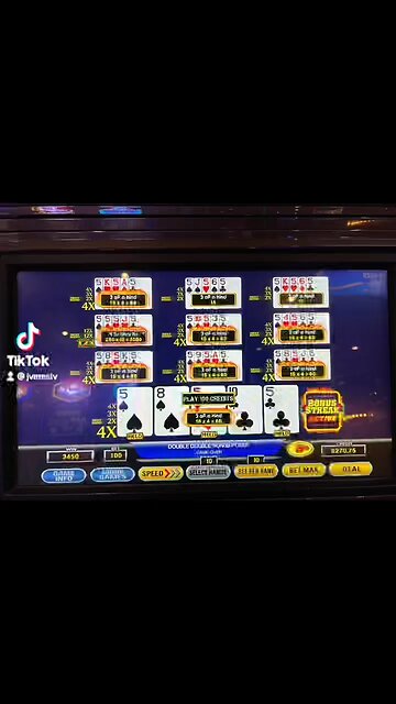 Video poker wins