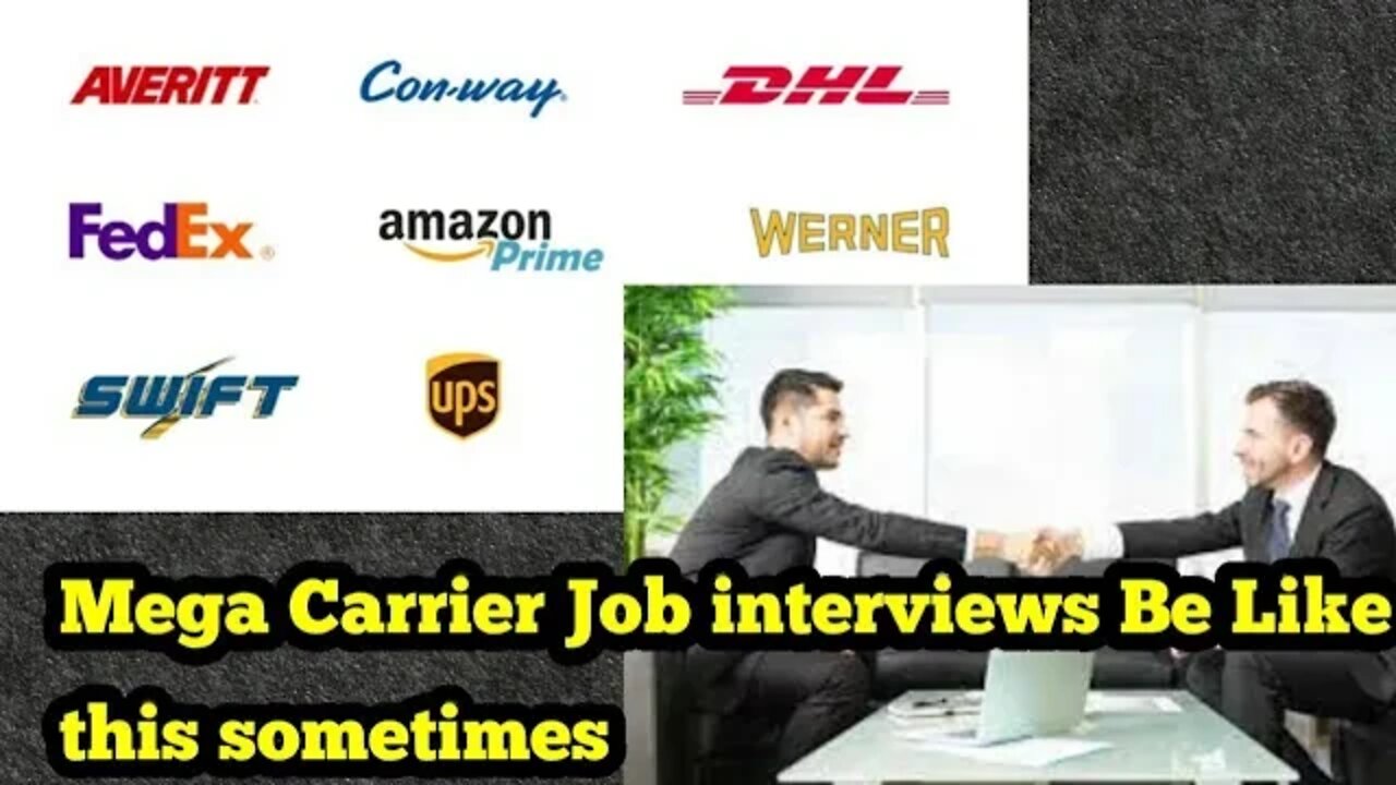 Mega Carrier Job Interview be Like