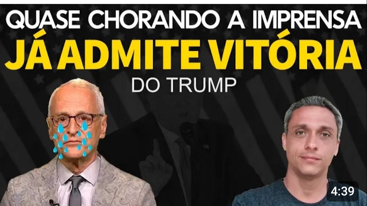 Cry! Press in Brazil in tears when you realize that Trump will be elected president