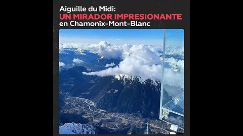 Así es un mirador en la cima de una montaña en Francia