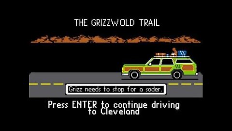 THE GRIZZWOLD TRAIL - The actual Poppa Grizz driving map from Sidney Ohio to Cleveland