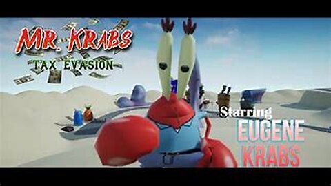 The IRS CAUHT MR KRABS EVADING TAX [ MR Krabs Tax evasion ]